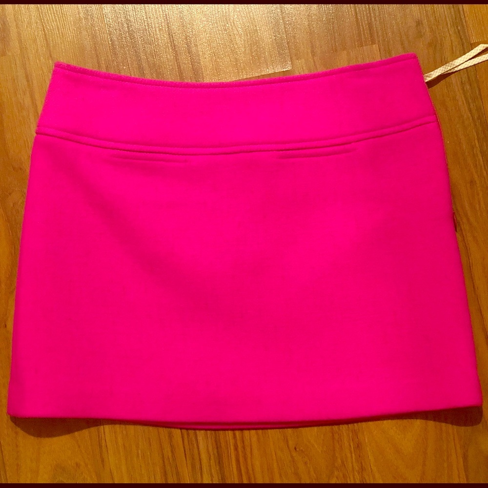 Thomas Pink Wool Mini Skirt